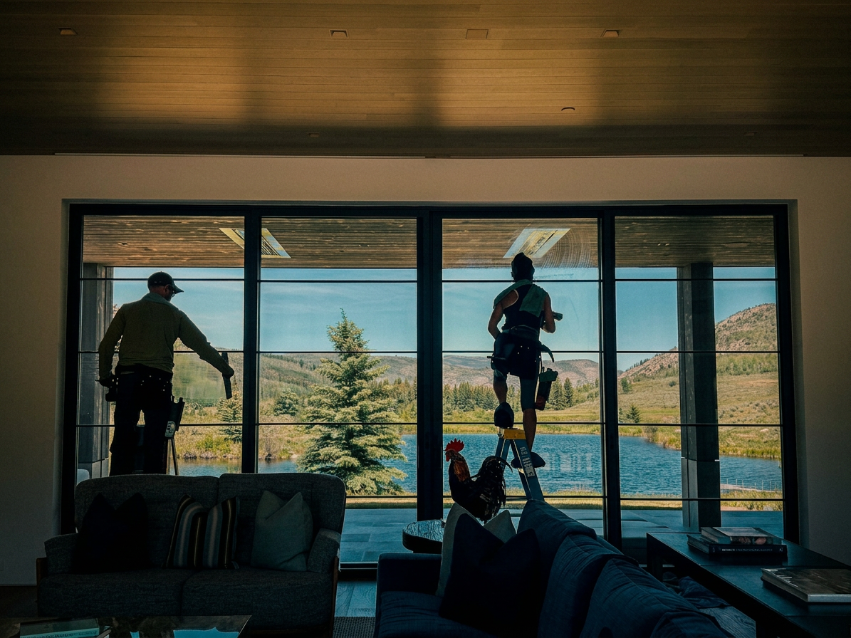 Residential window cleaning service in Eagle County, Colorado